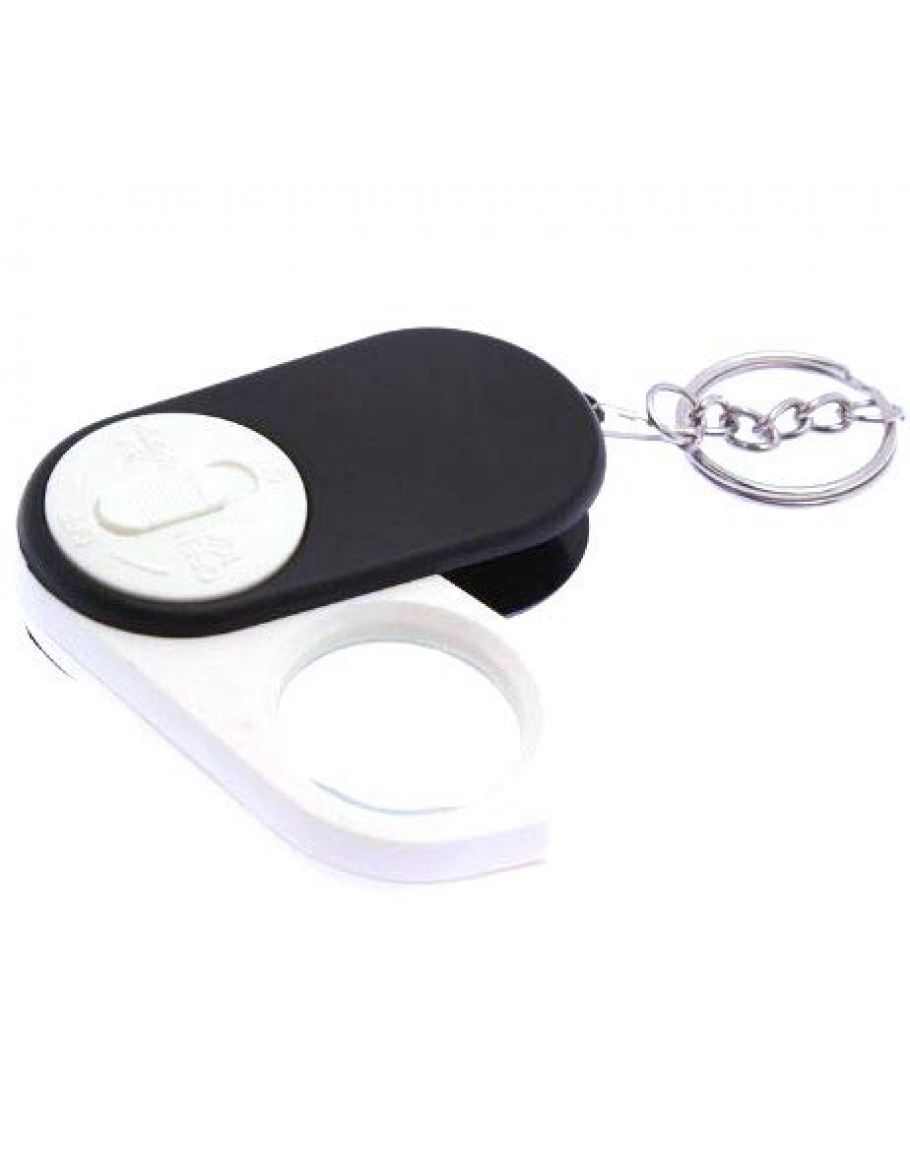 Jewelers Loupe with Light - Pocket Jewelers Magnifying Glass Hands Free |  Loupe Magnifier with Light LED UV | Portable Coin Magnifier with Case for