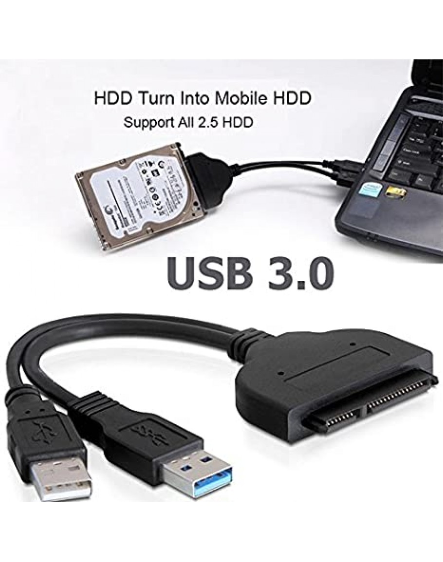 USB Sata Cable Sata 3 to USB 3.0 Adapter USB Sata Adapter Cable Support 2.5  Inches Ssd Hdd Hard Drive